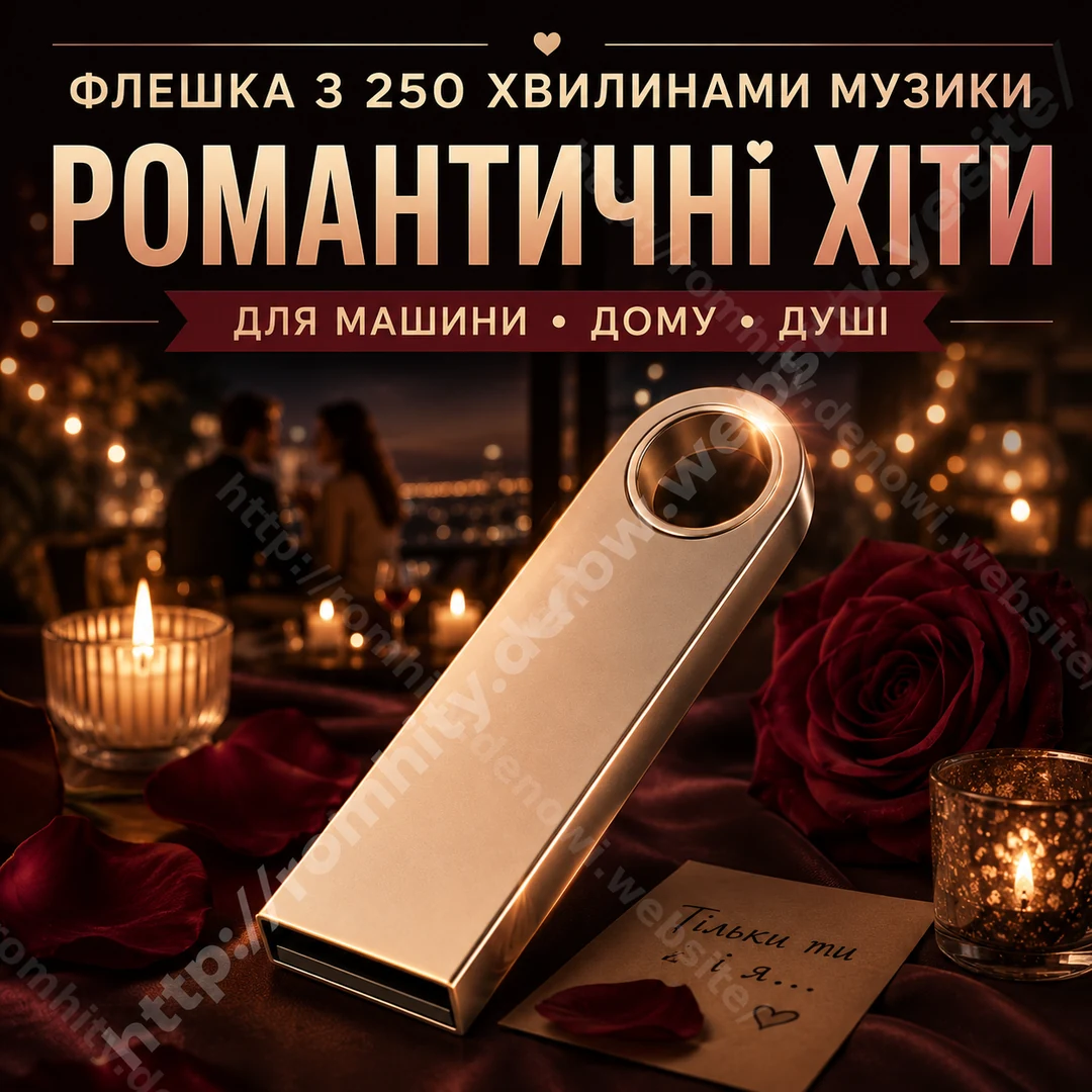 Флешка з 250 хвилинами романтичної музики